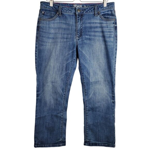 Wrangler Denim - Wrangler Rock 47 WJX22BG Women's Low Rise Blue Jeans 32 x 26